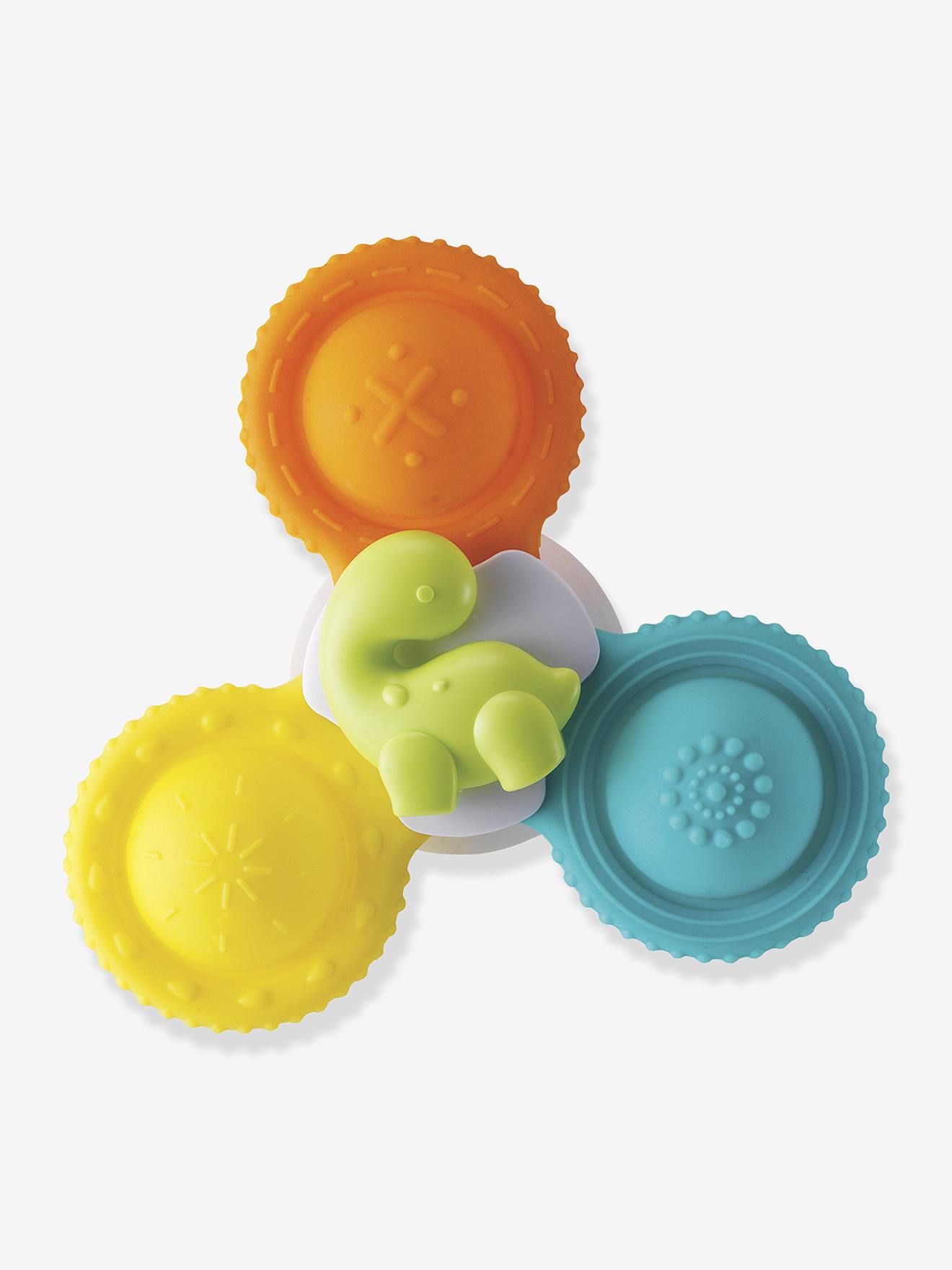 Coffret de spinners en silicone multicolore