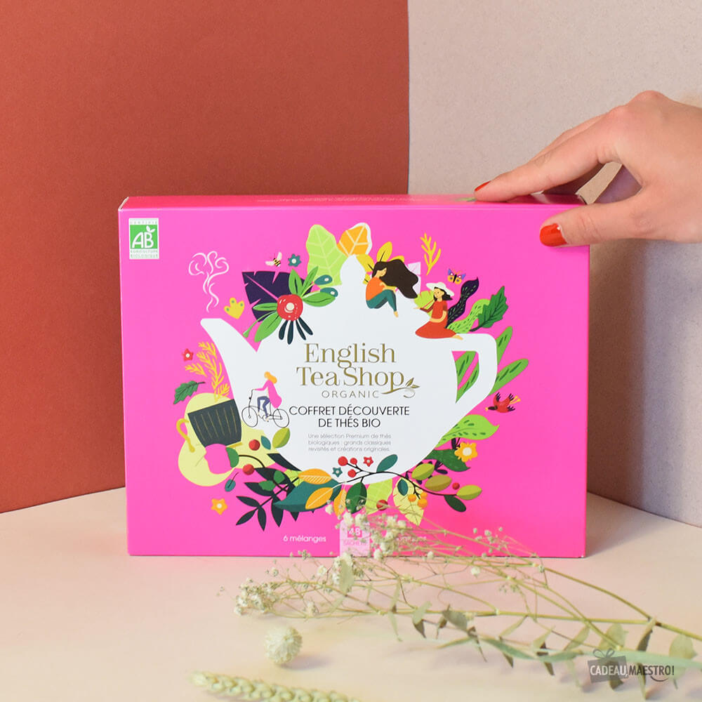 Coffret Découverte Thés Bio (48 sachets) - Ustensiles de Cuisine