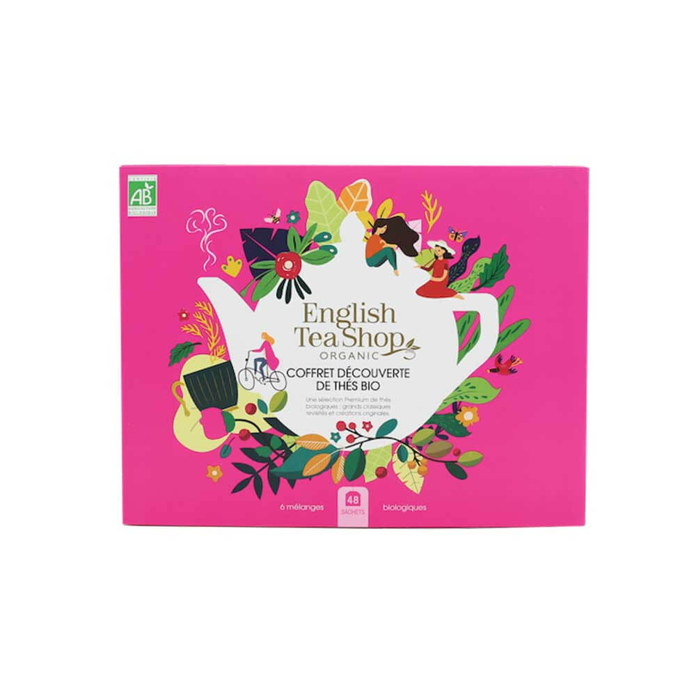 Coffret Découverte Thés Bio (48 sachets) - Ustensiles de Cuisine