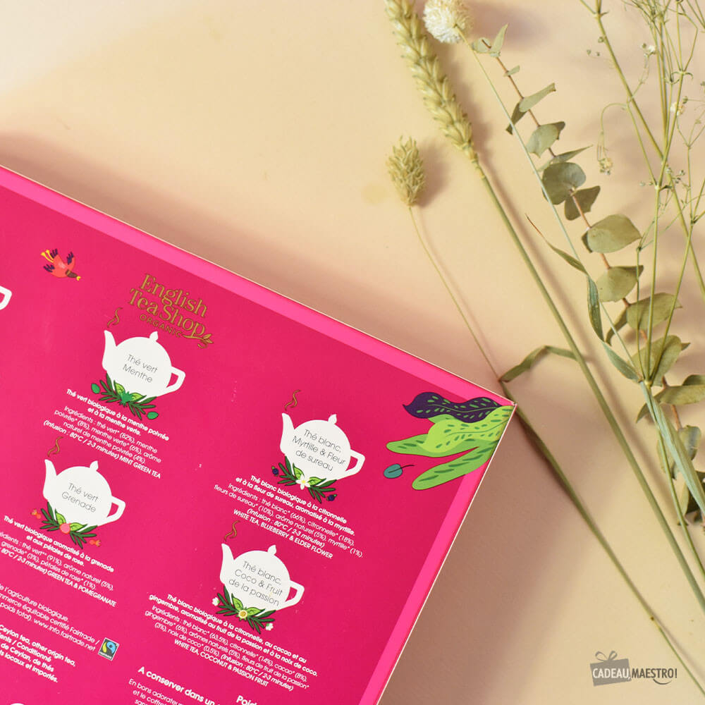 Coffret Découverte Thés Bio (48 sachets) - Ustensiles de Cuisine