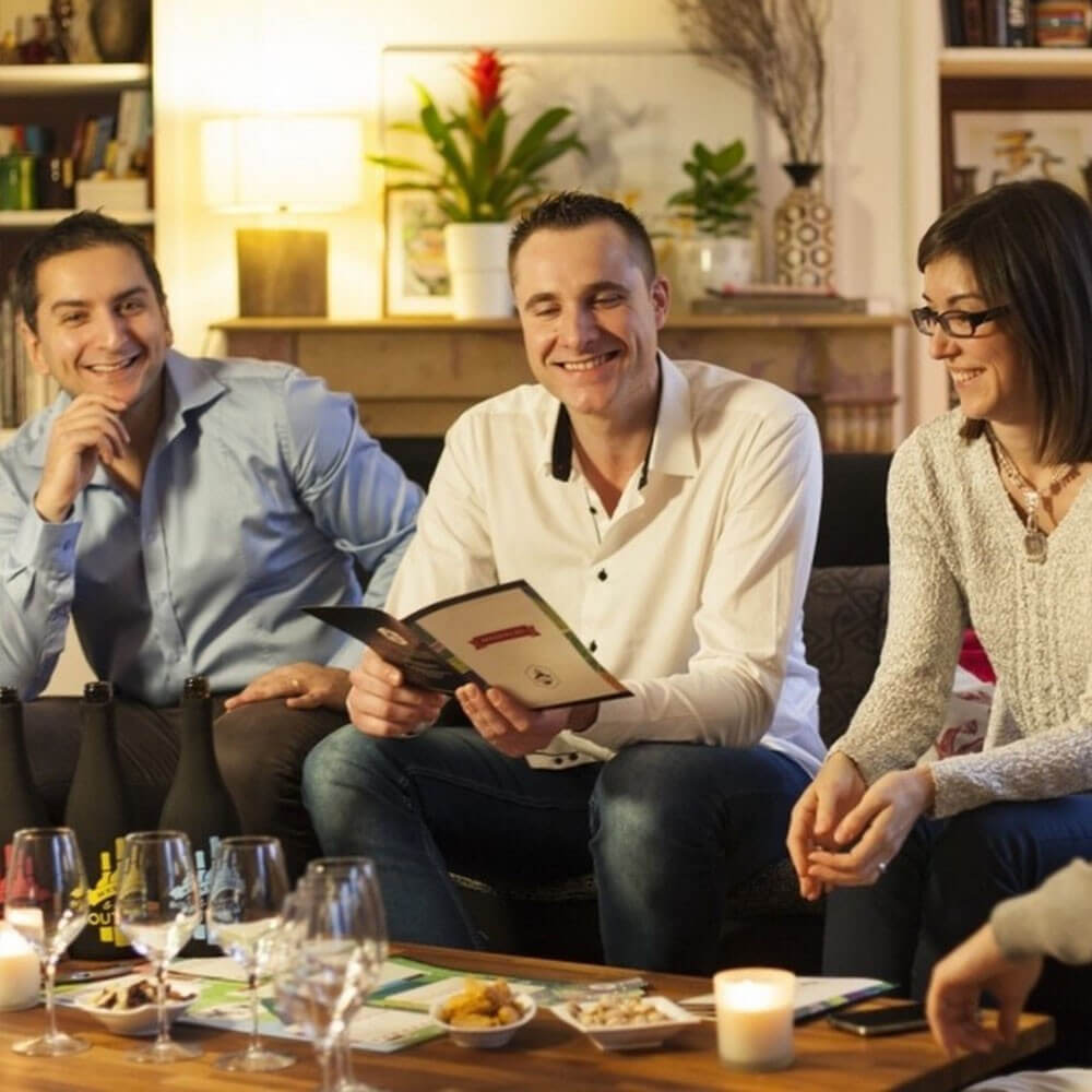 Coffret Dégustation à l'Aveugle Vin Rouge Bio - Vin Mystères et Bonnes Bouteilles