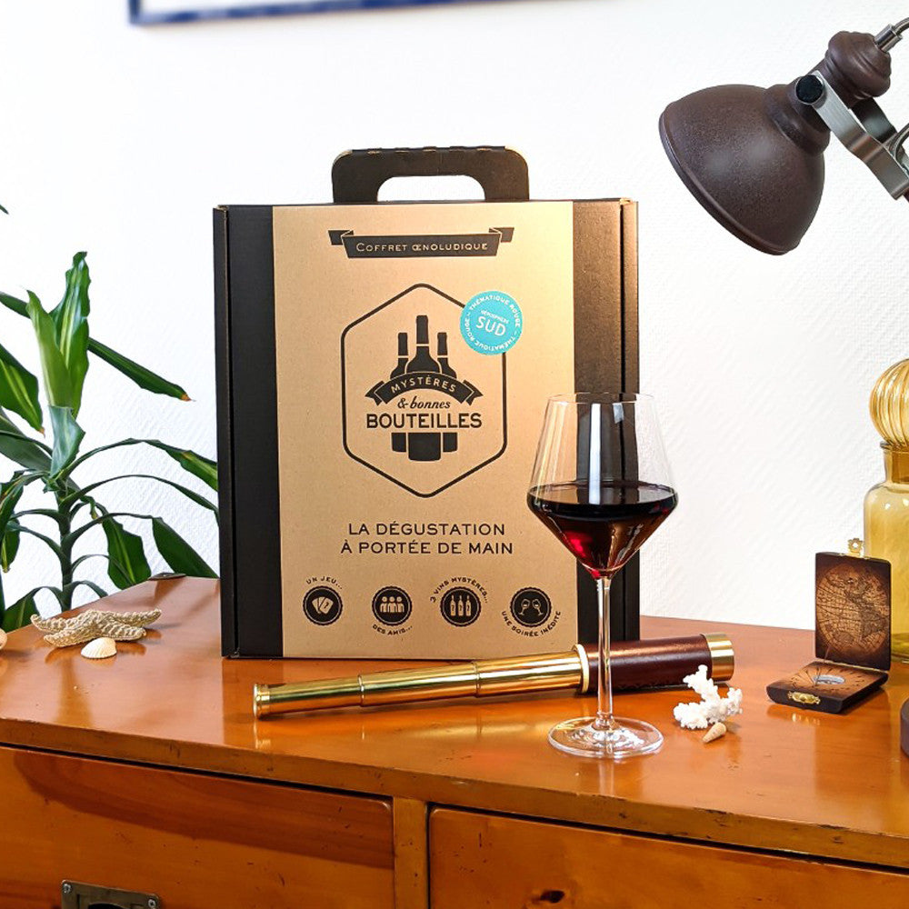 Coffret Dégustation à l'Aveugle Vin Rouge Hémisphère Sud - Vin
