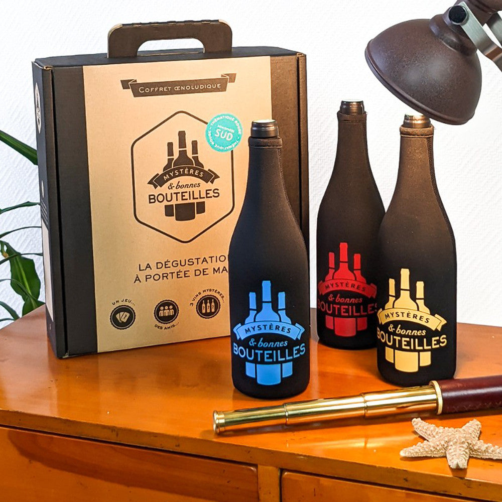 Coffret Dégustation à l'Aveugle Vin Rouge Hémisphère Sud - Vin