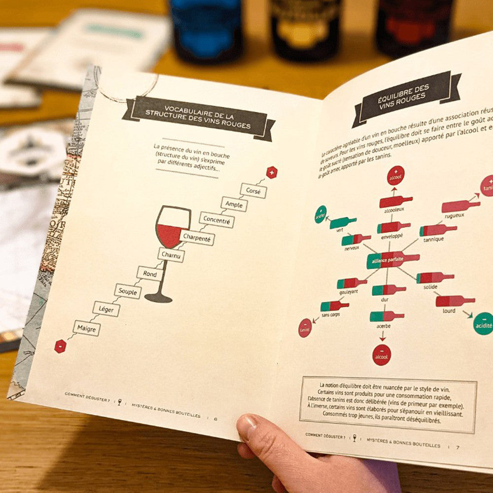 Coffret Dégustation à l'Aveugle Vin Rouge Hémisphère Sud - Vin