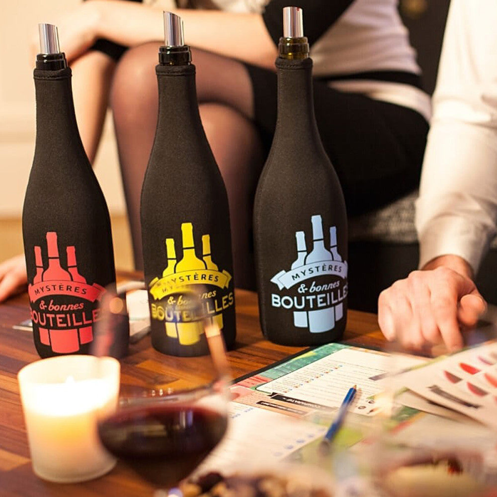 Coffret Dégustation à l'Aveugle Vin Rouge - Vin Mystères et Bonnes Bouteilles