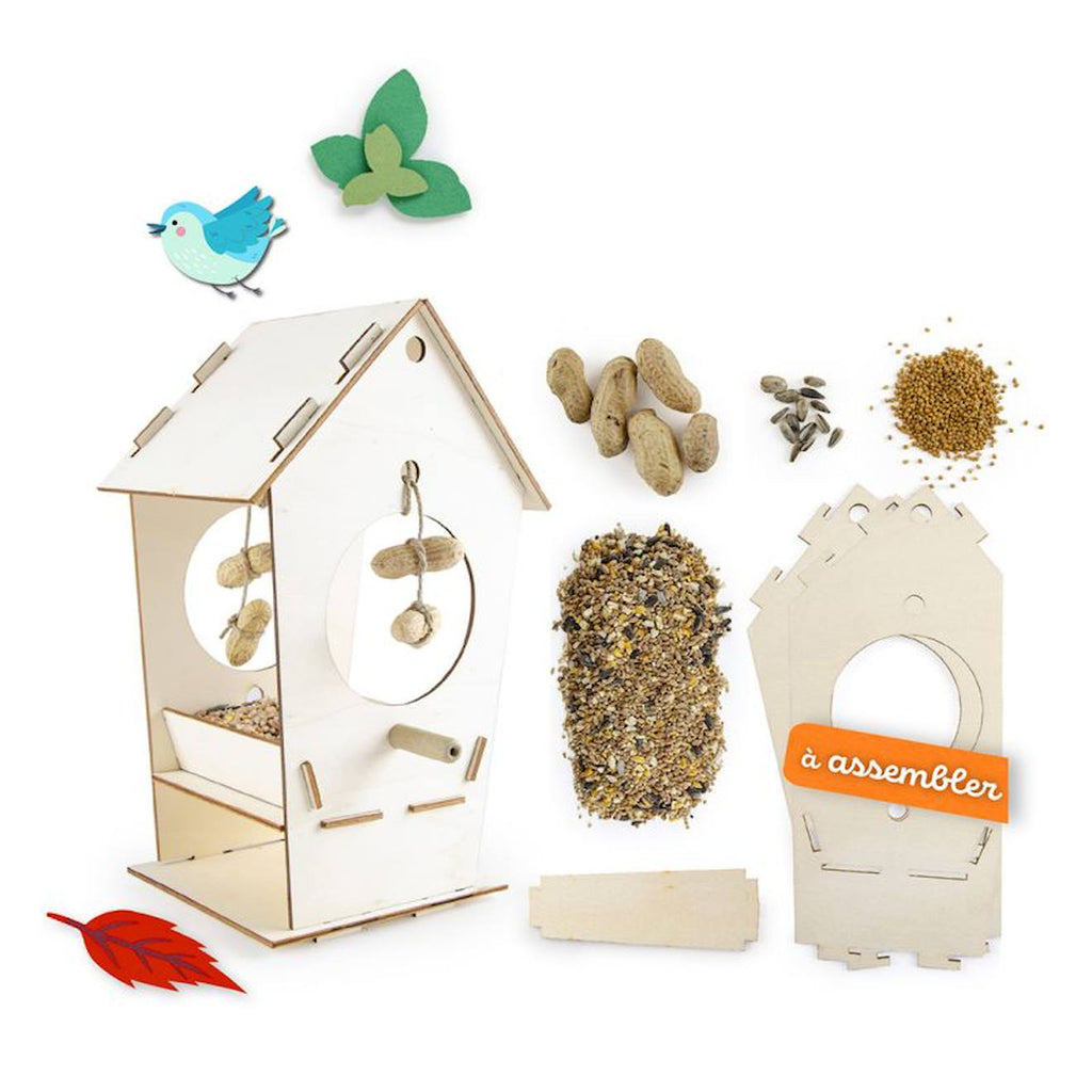 Coffret diy - ma première mangeoire beige