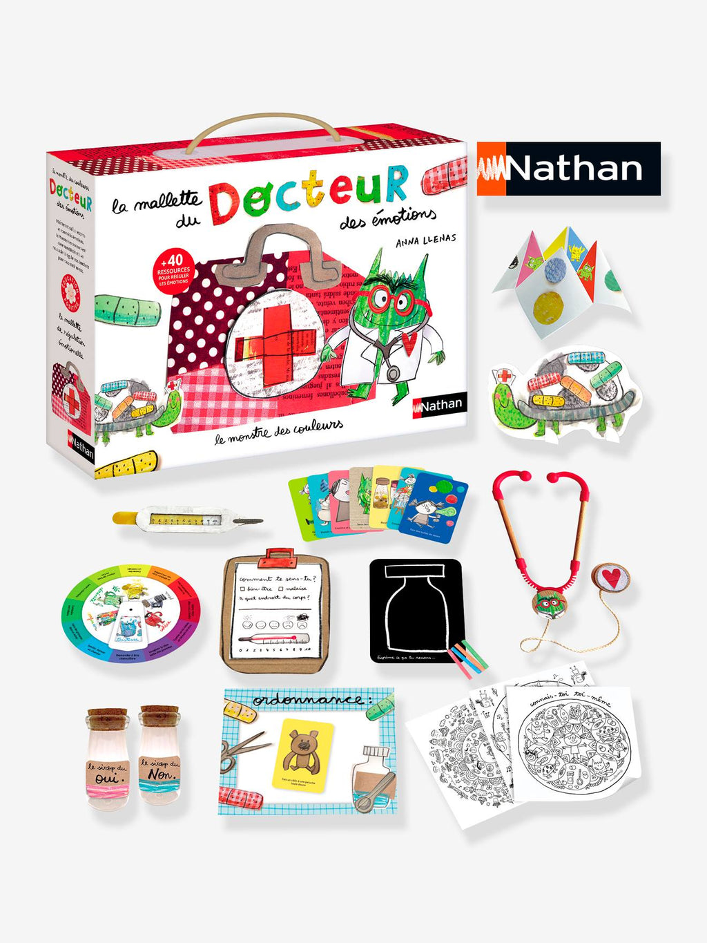 Coffret docteur des émotions multicolore