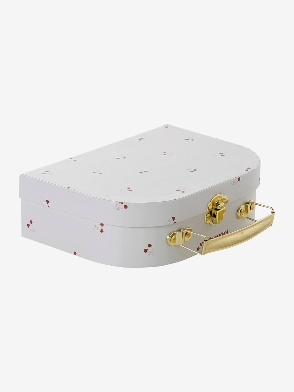 Coffret doudou personnalisable + anneaux de dentition + lange avec mallette cherry rouge