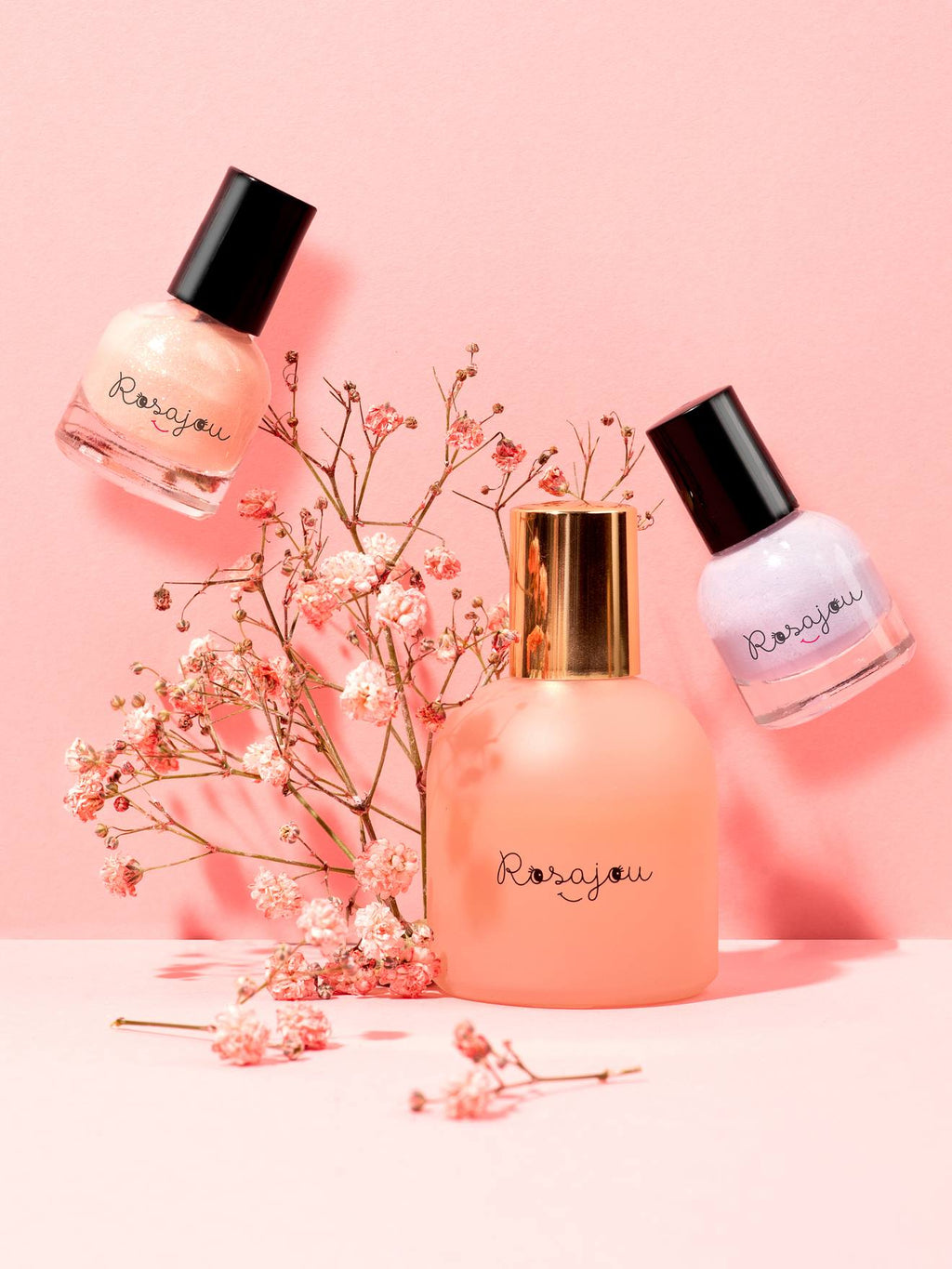 Coffret eau de toilette + 2 vernis rose