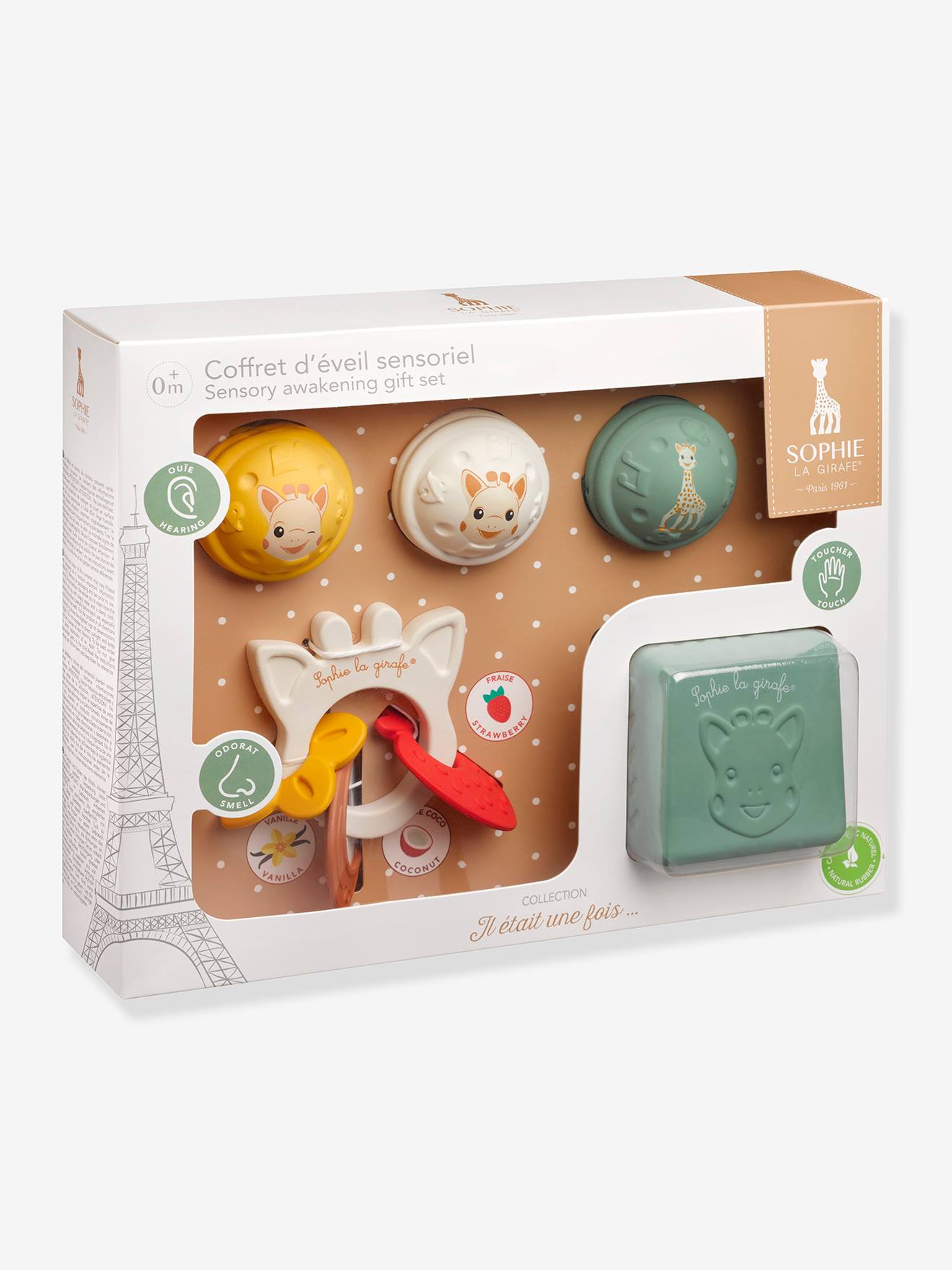 Coffret éveil des sens Sophie la Girafe - vulli multicolore