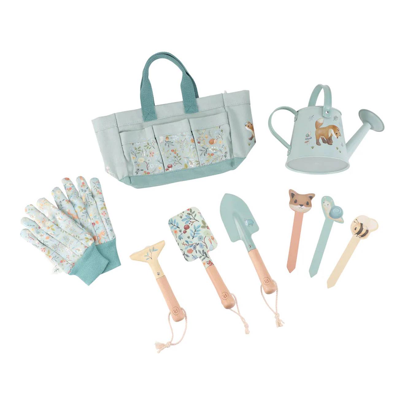 Coffret jardinage forest friends bleu