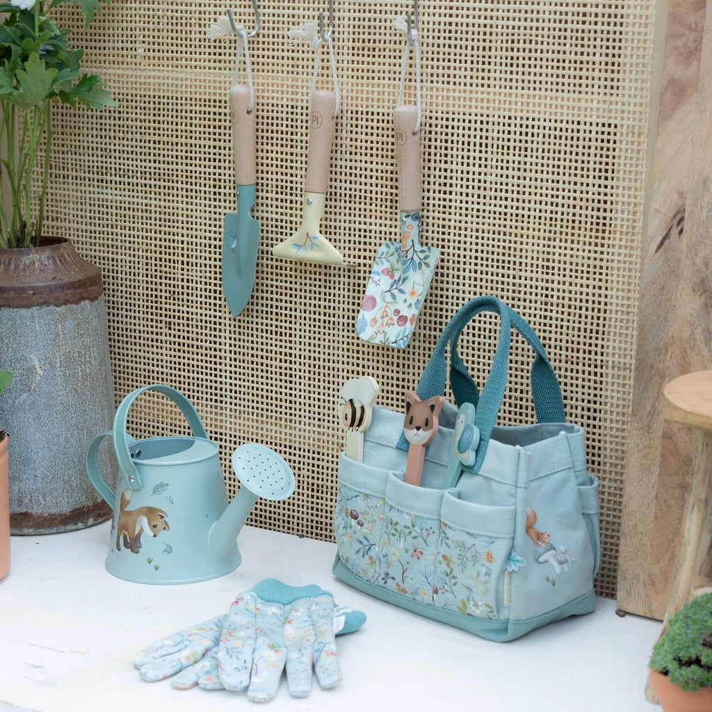 Coffret jardinage forest friends bleu