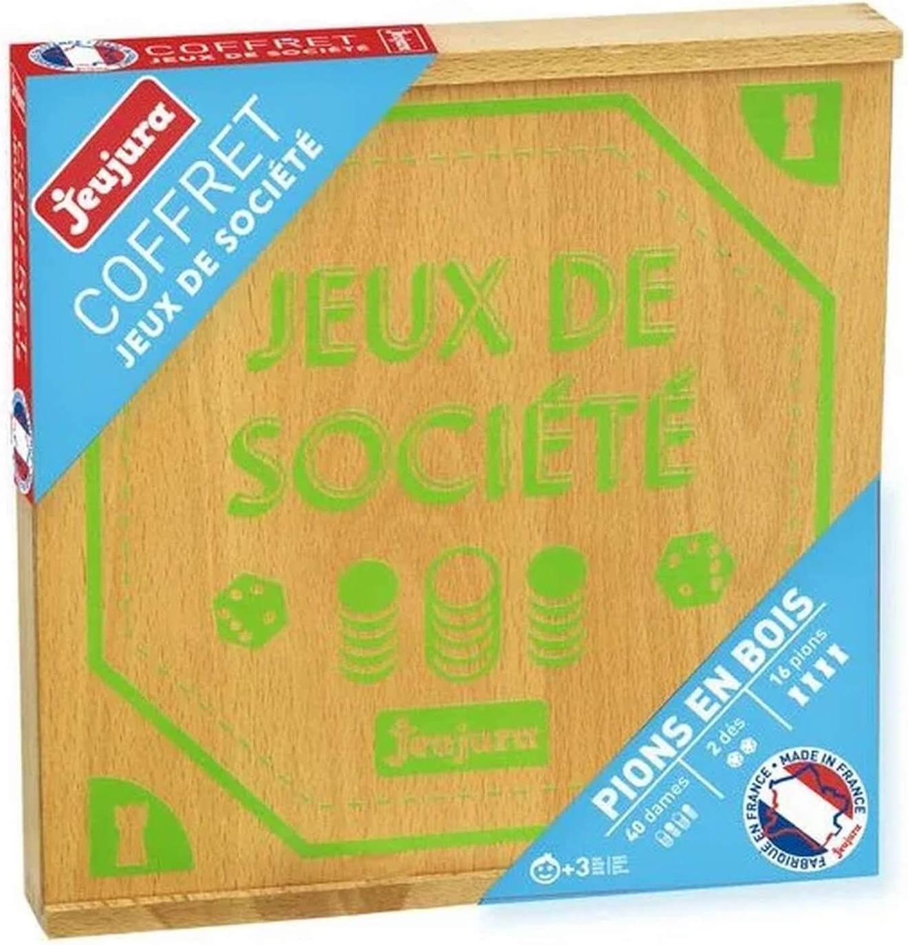 Coffret jeux de société beige