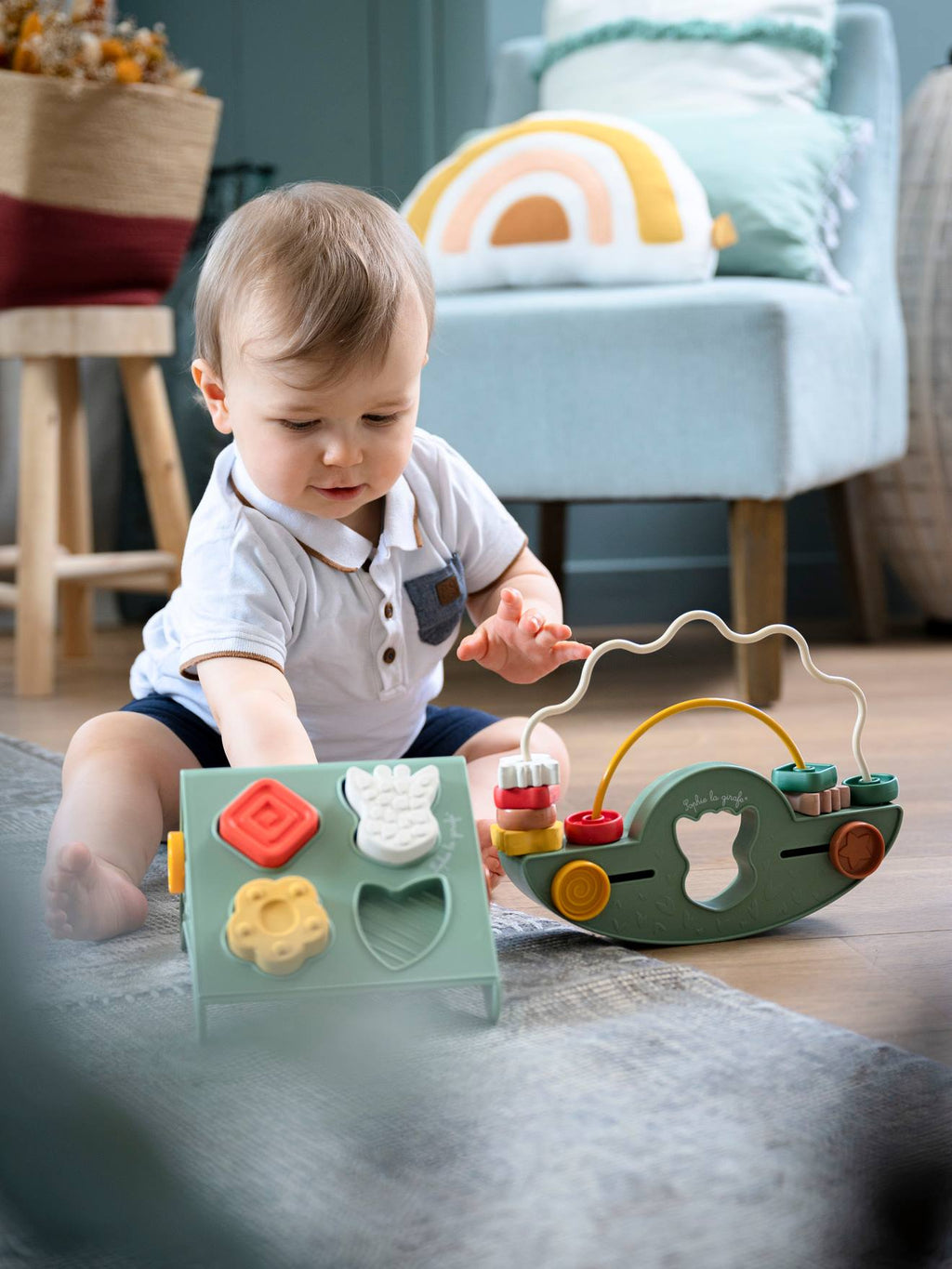 Coffret mes 1ers jouets à manipuler Sophie la Girafe - vulli multicolore