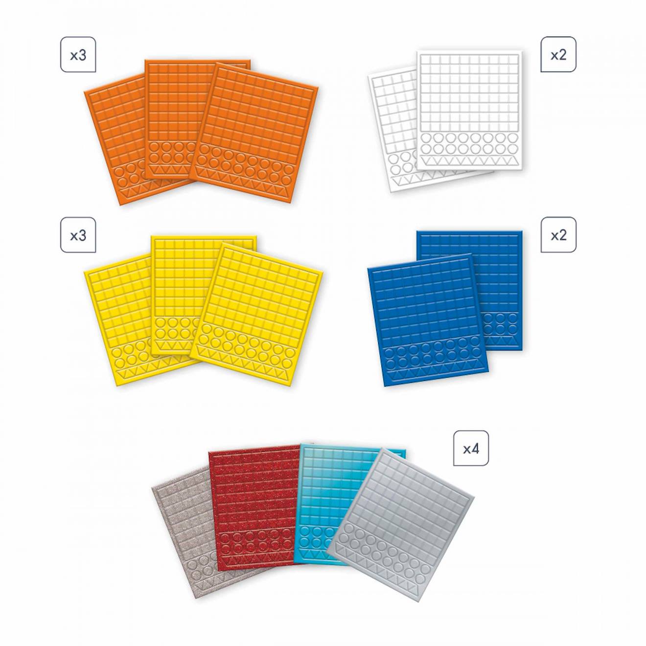 Coffret mosaïques espace - kit loisir créatif enfant multicolore