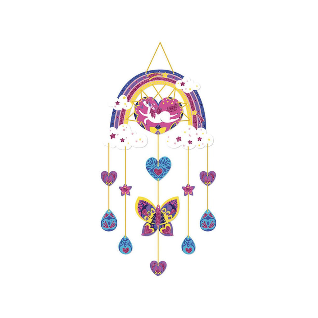 Coffret multi-activités arc-en-ciel rose
