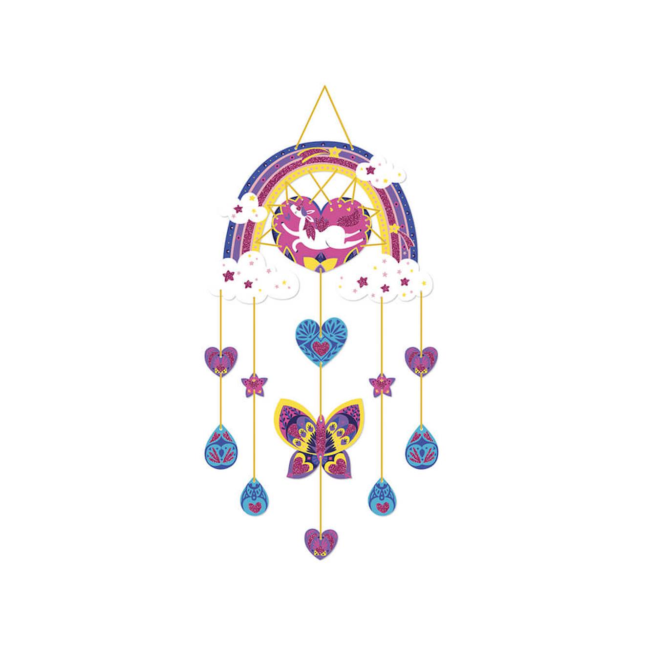 Coffret multi-activités arc-en-ciel rose
