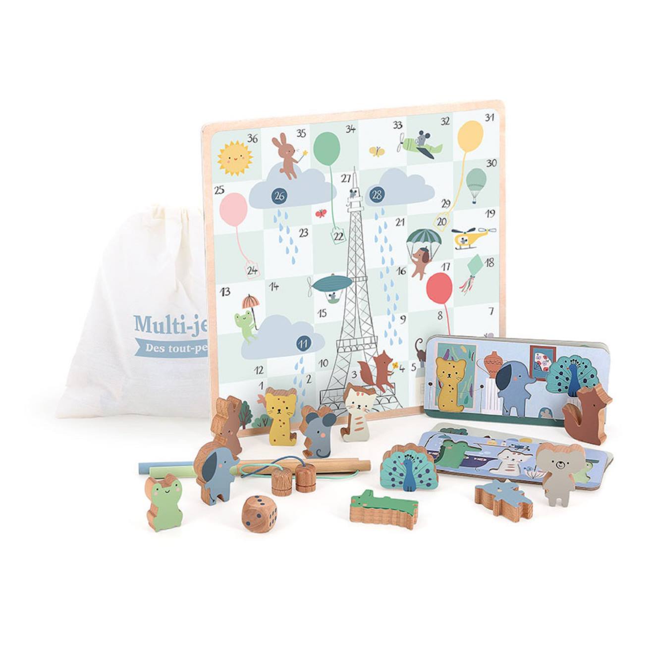 Coffret multi-jeux des tout-petits sarah betz beige
