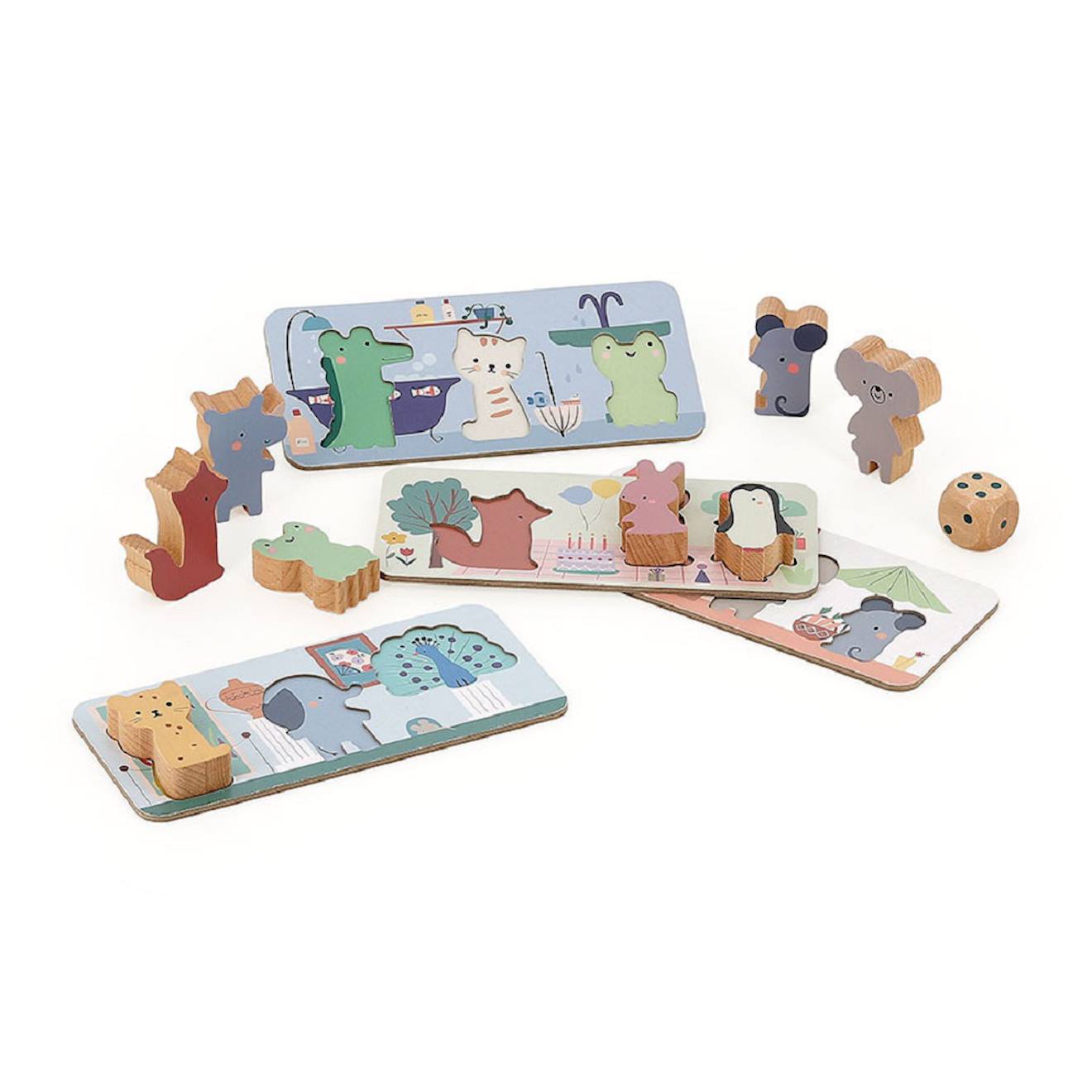 Coffret multi-jeux des tout-petits sarah betz beige