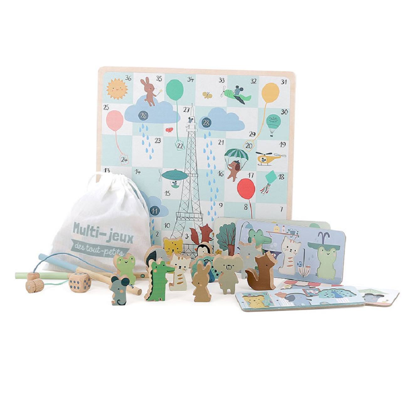 Coffret multi-jeux des tout-petits sarah betz beige
