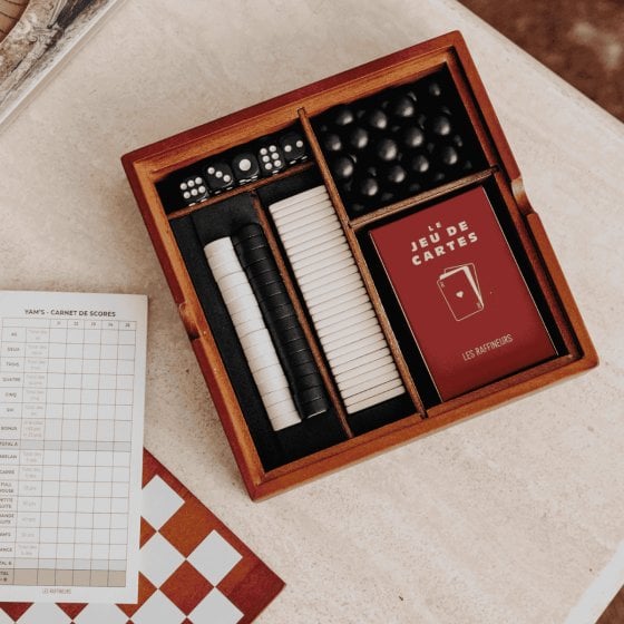 Coffret multijeux en bois