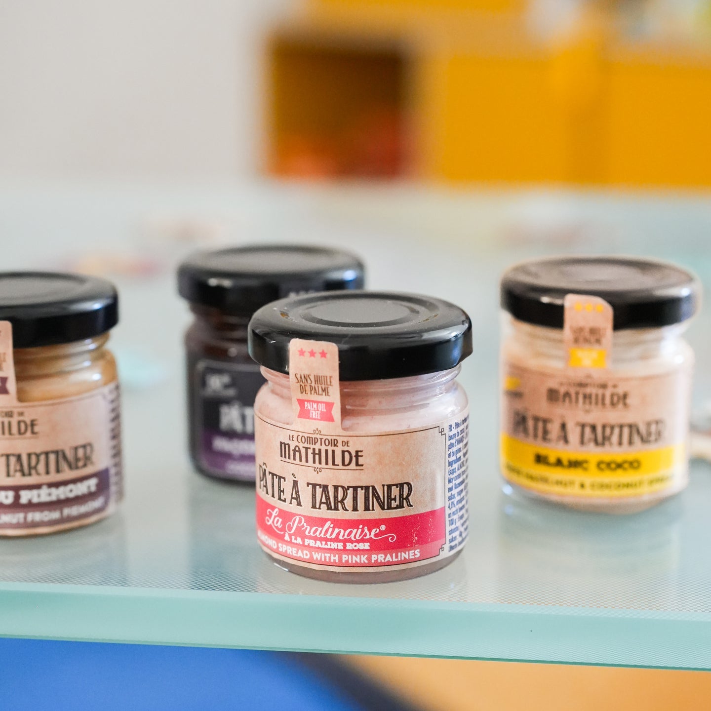 Coffret gourmand pâtes à tartiner fabriqué en France