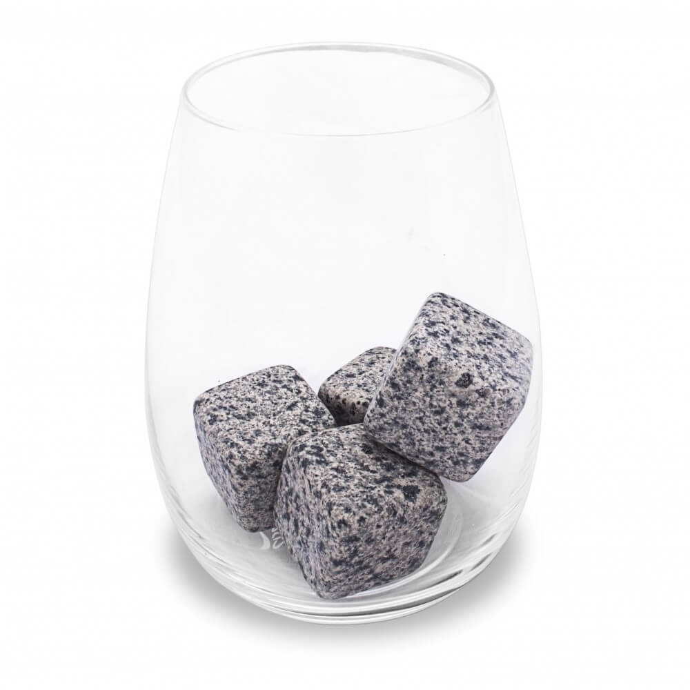 Coffret Pierres à Whisky Granite Véritable (x6) - Whisky CadoMaestro