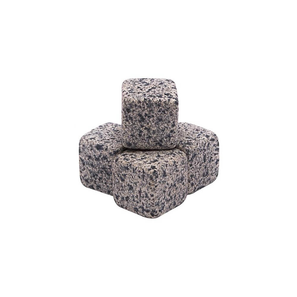 Coffret Pierres à Whisky Granite Véritable (x6) - Whisky CadoMaestro