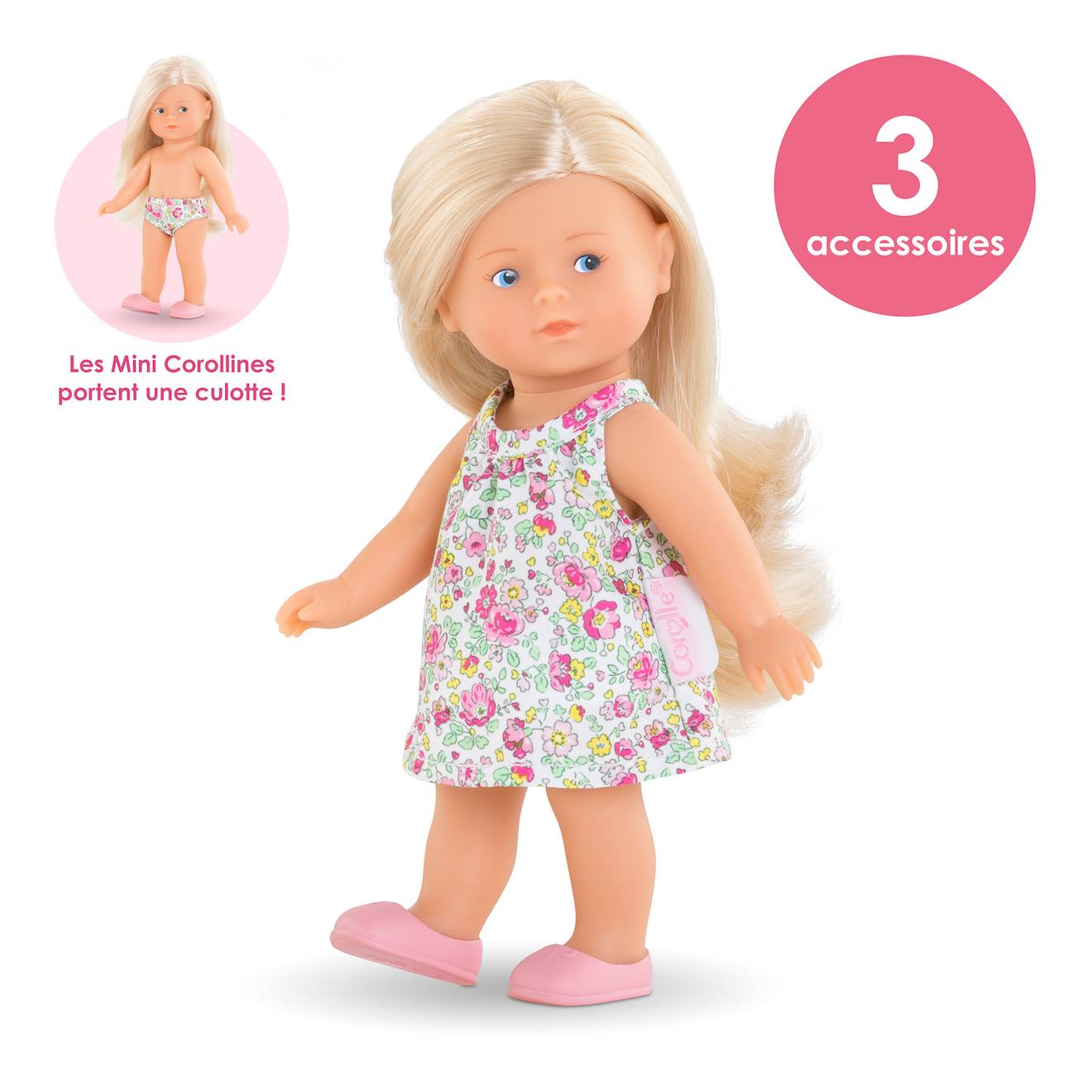 Coffret poupée mini corolline mini monde de rosy multicolore