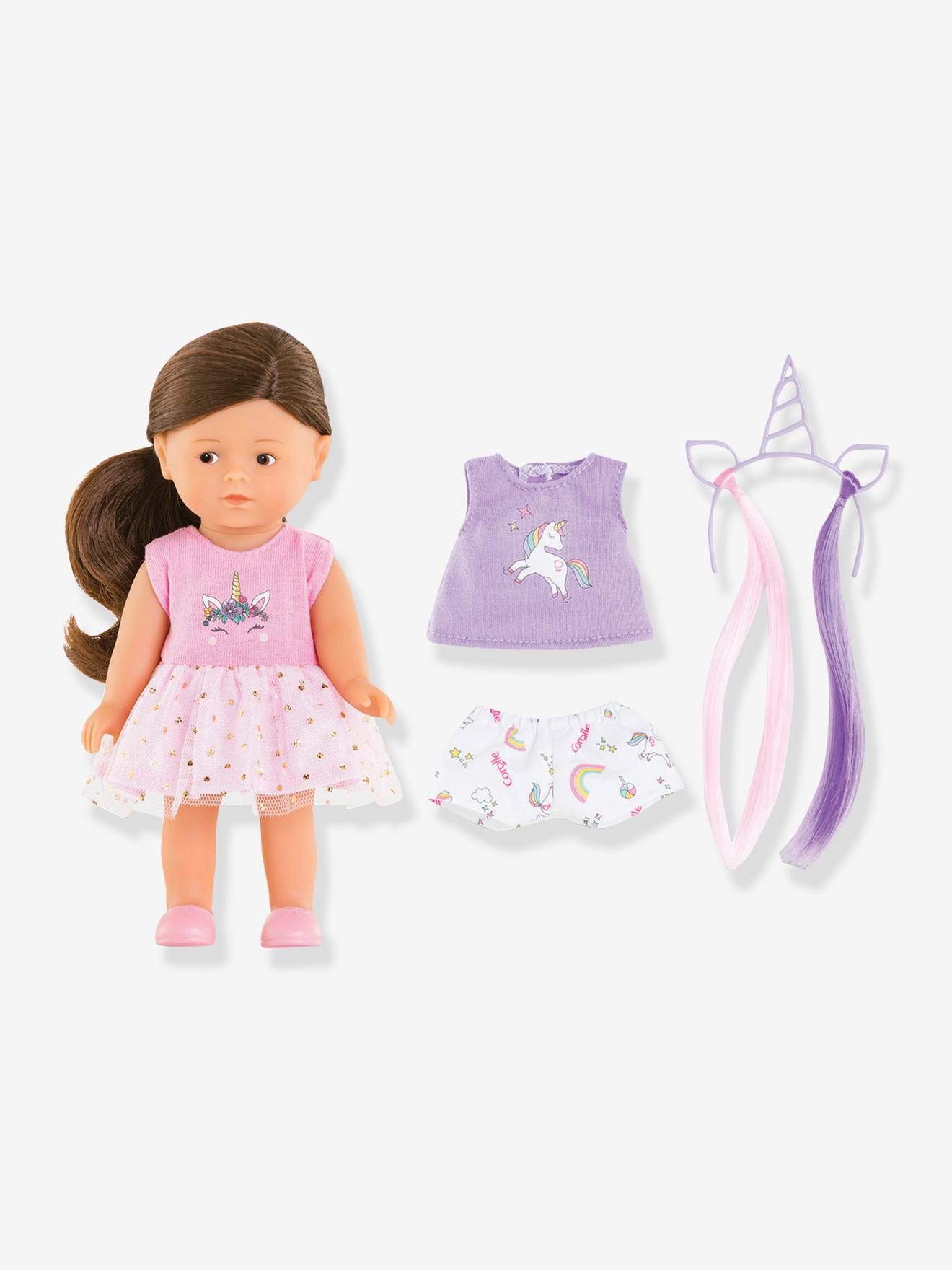 Coffret romy licorne pour poupée multicolore