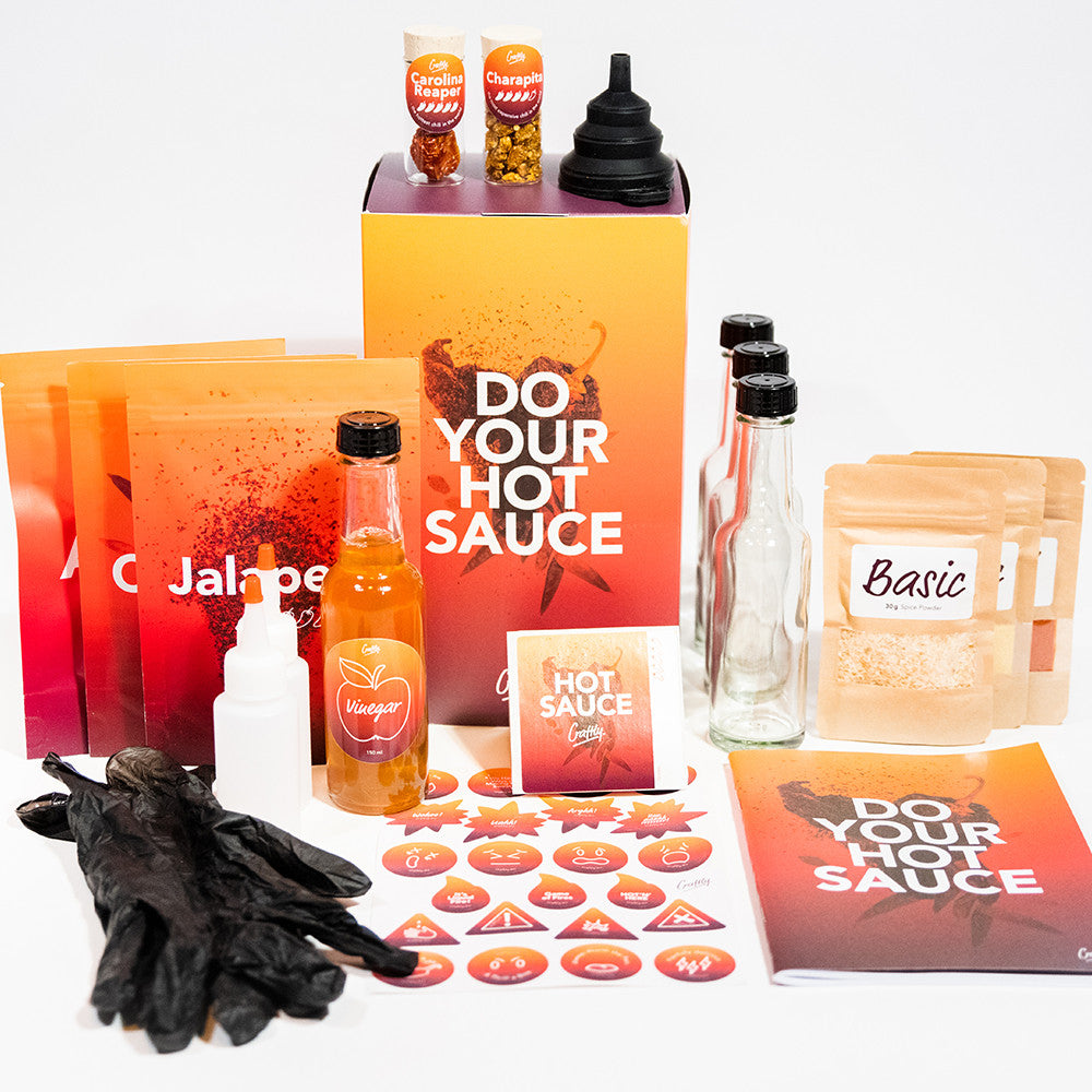 Coffret Sauce Piquante à Faire Soi-Même - Coffret Cuisine