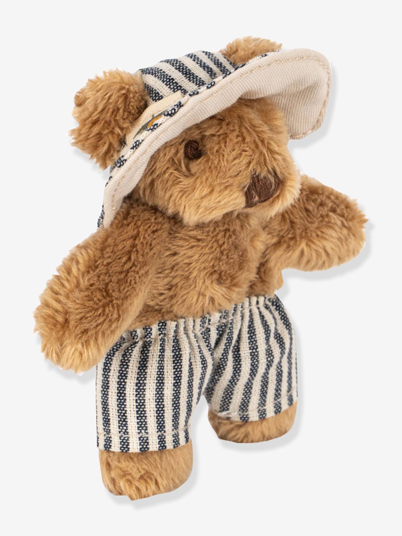 Coffret set voyage mini peluche konges slojd bleu