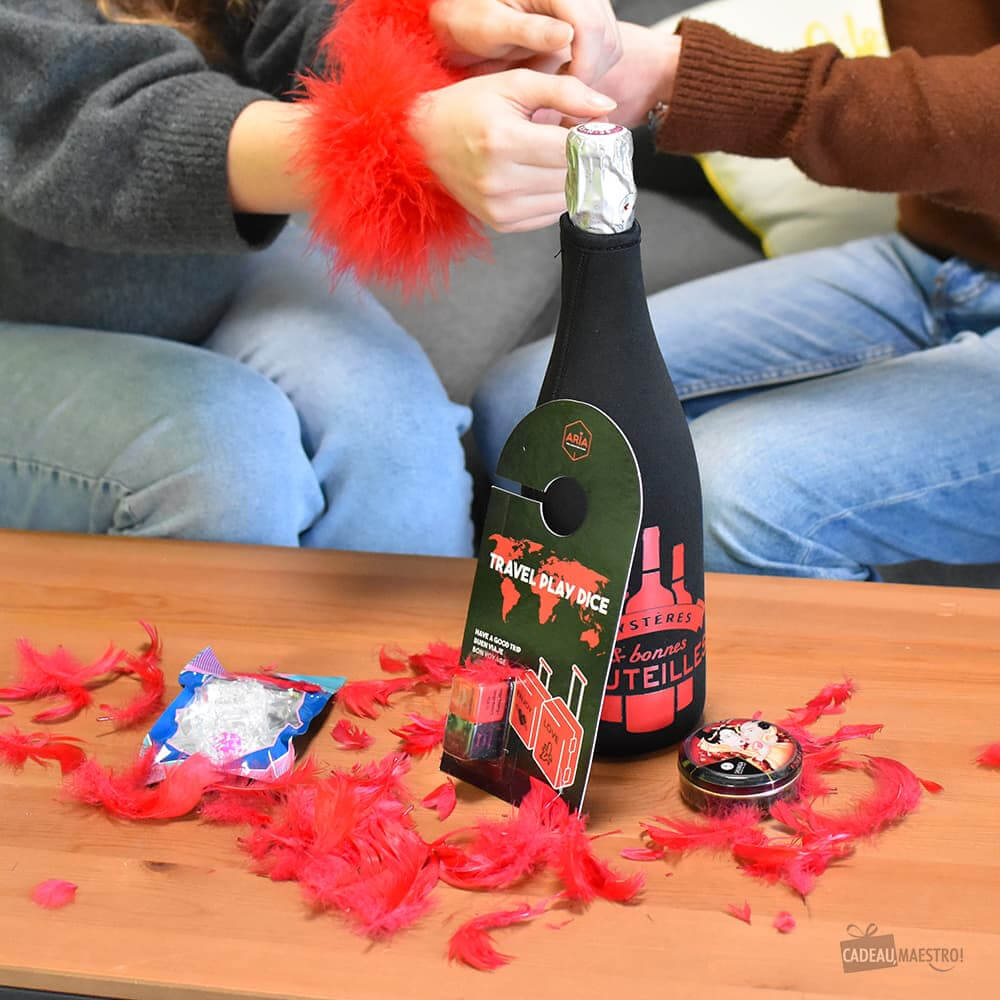 Coffret Vin Dégustation Amoureux - Jeux de Couple