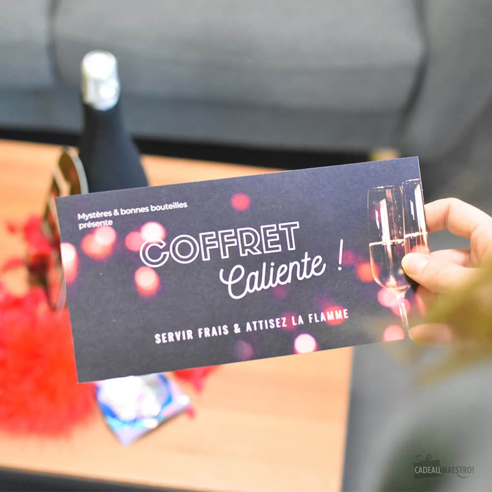 Coffret Vin Dégustation Amoureux - Jeux de Couple