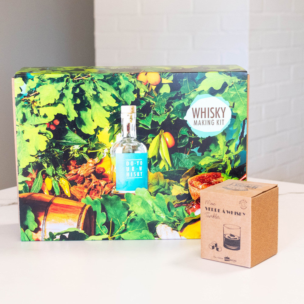 Coffret Whisky à faire Soi-Même et Verre à Personnaliser - Coffret Whisky Personnalisé