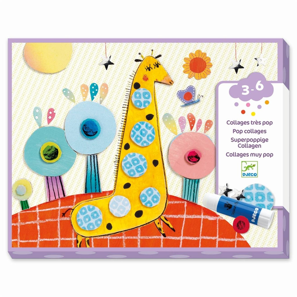 Collages très pop multicolore