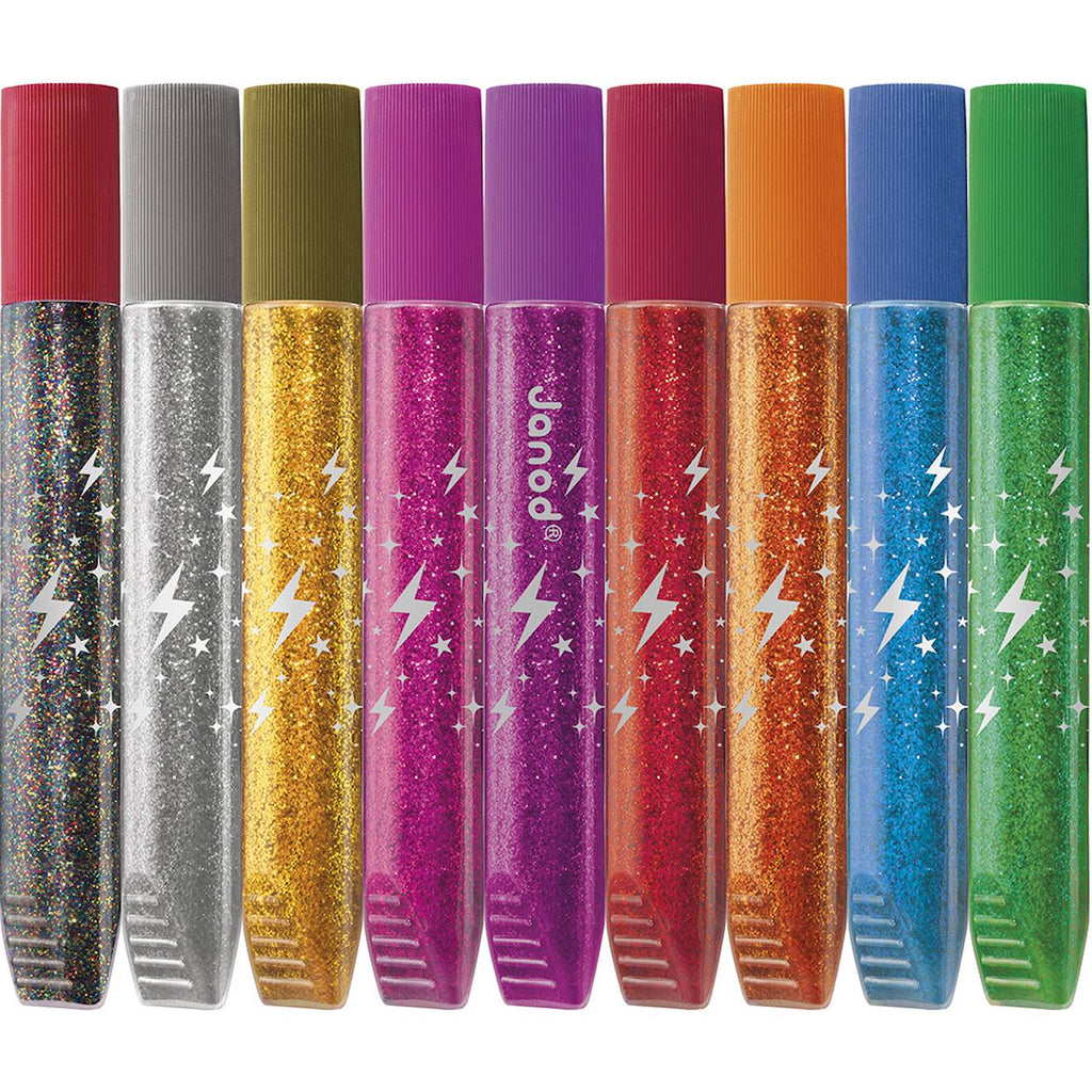 Colle à paillettes x9 - colo multicolore