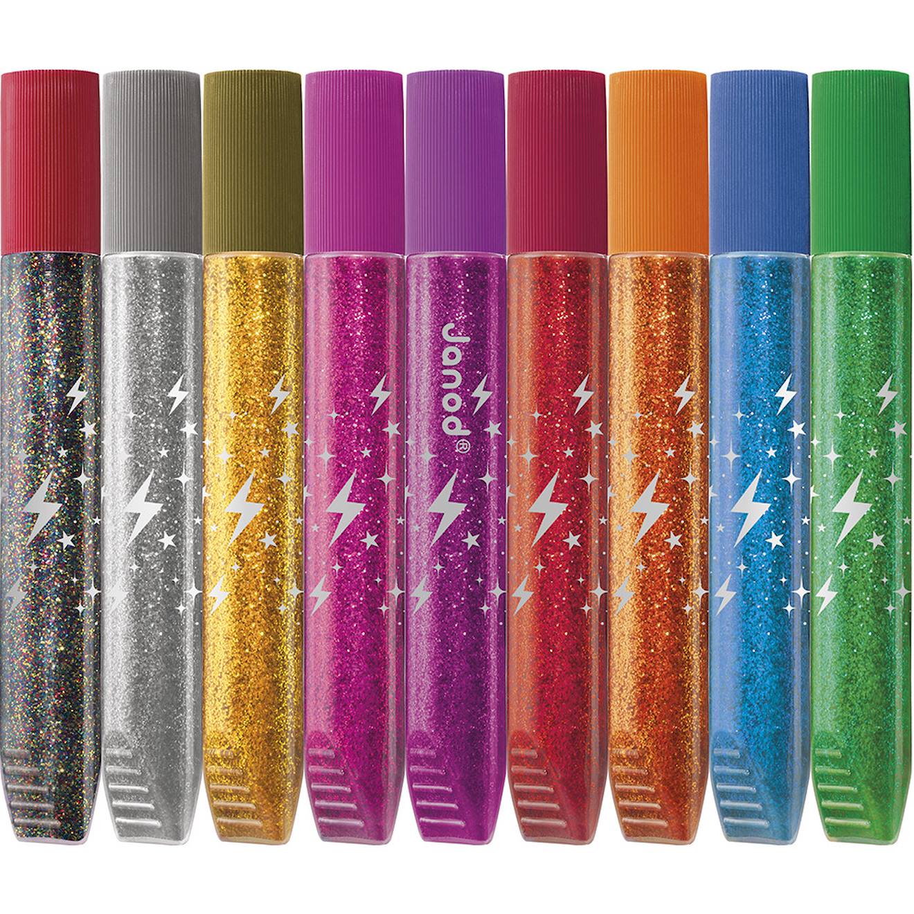Colle à paillettes x9 - colo multicolore