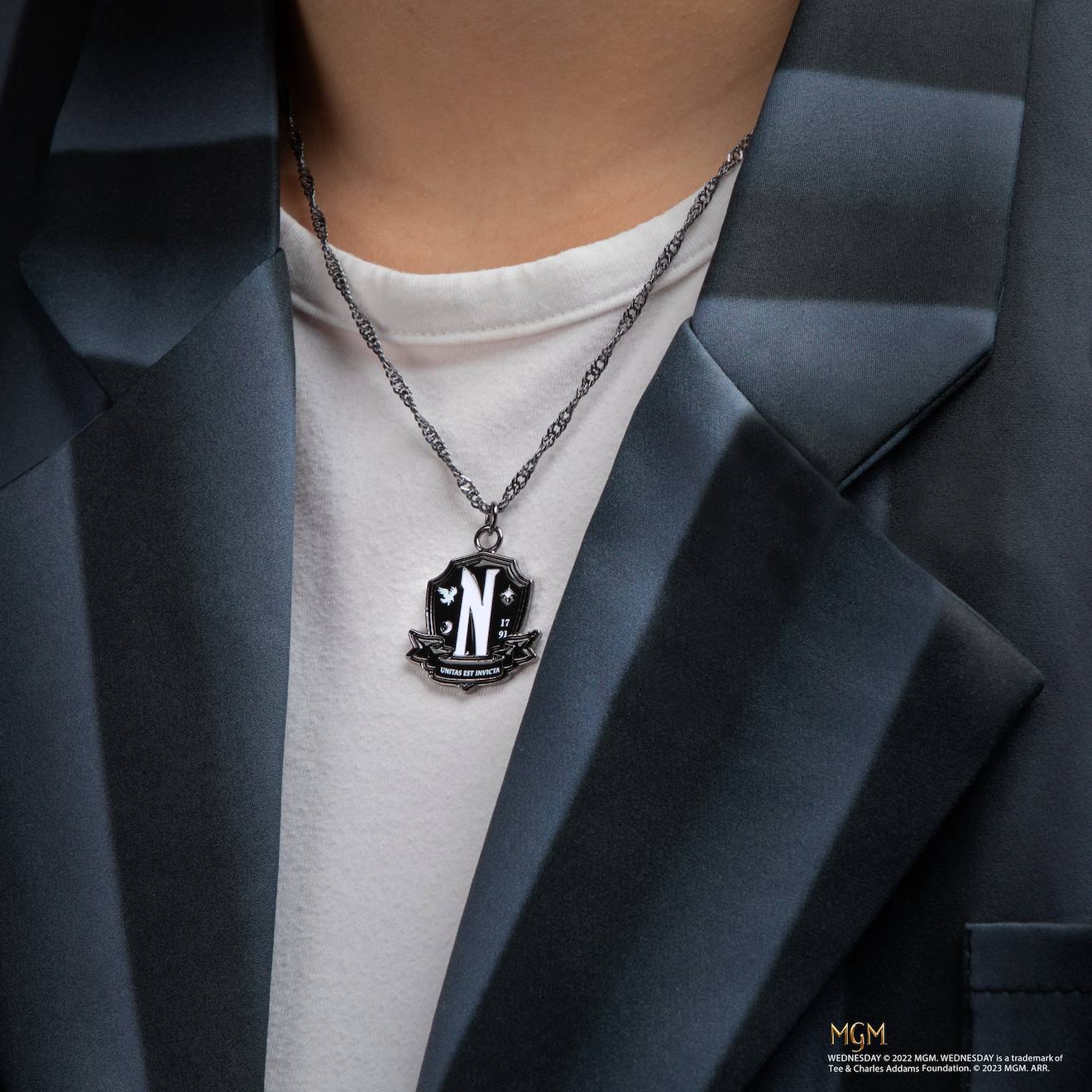 Collier Académie Nevermore - Mercredi Noir