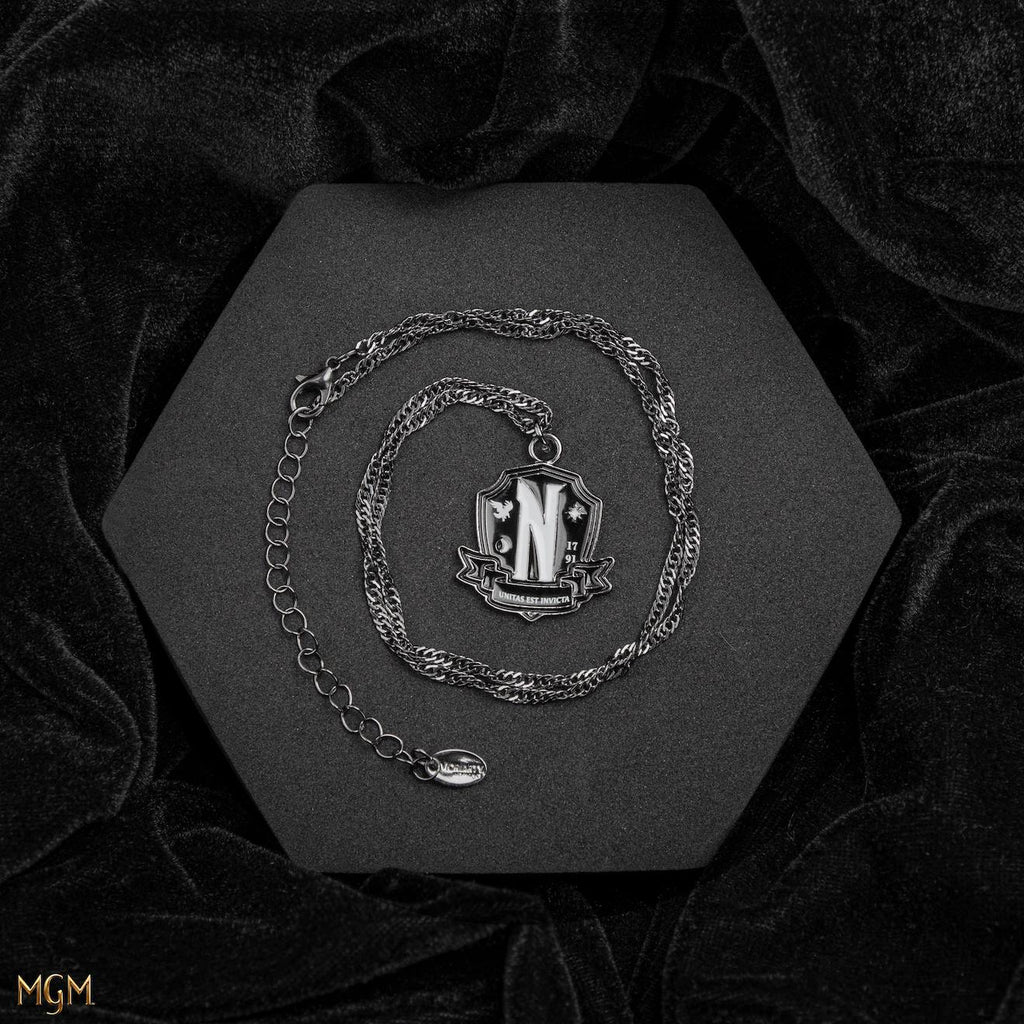 Collier Académie Nevermore - Mercredi Noir