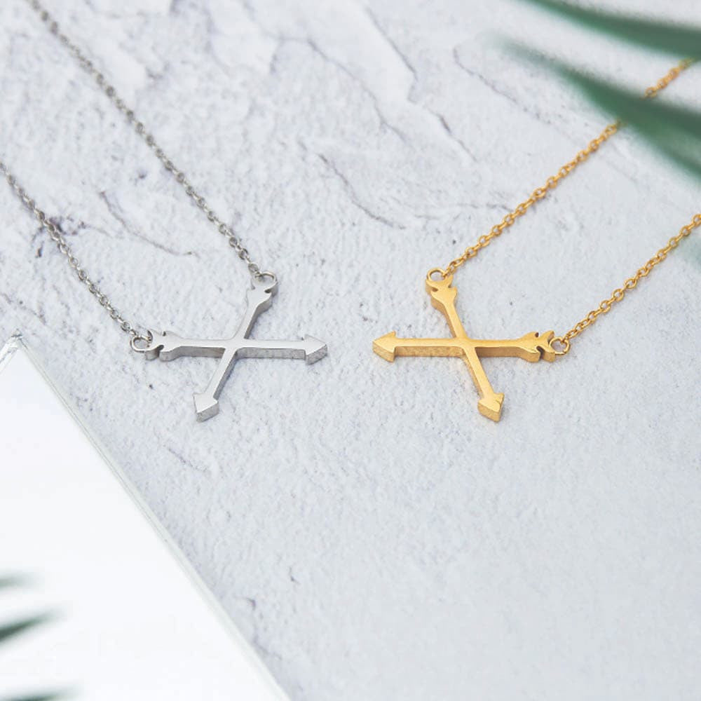 Collier Flèches Plaqué Or - Mode