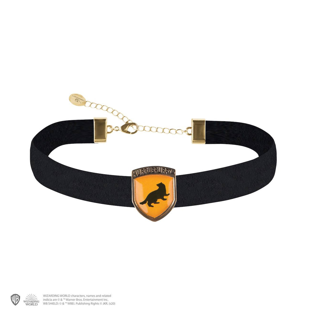 Collier Ras de Cou Poufsouffle - Harry Potter Noir
