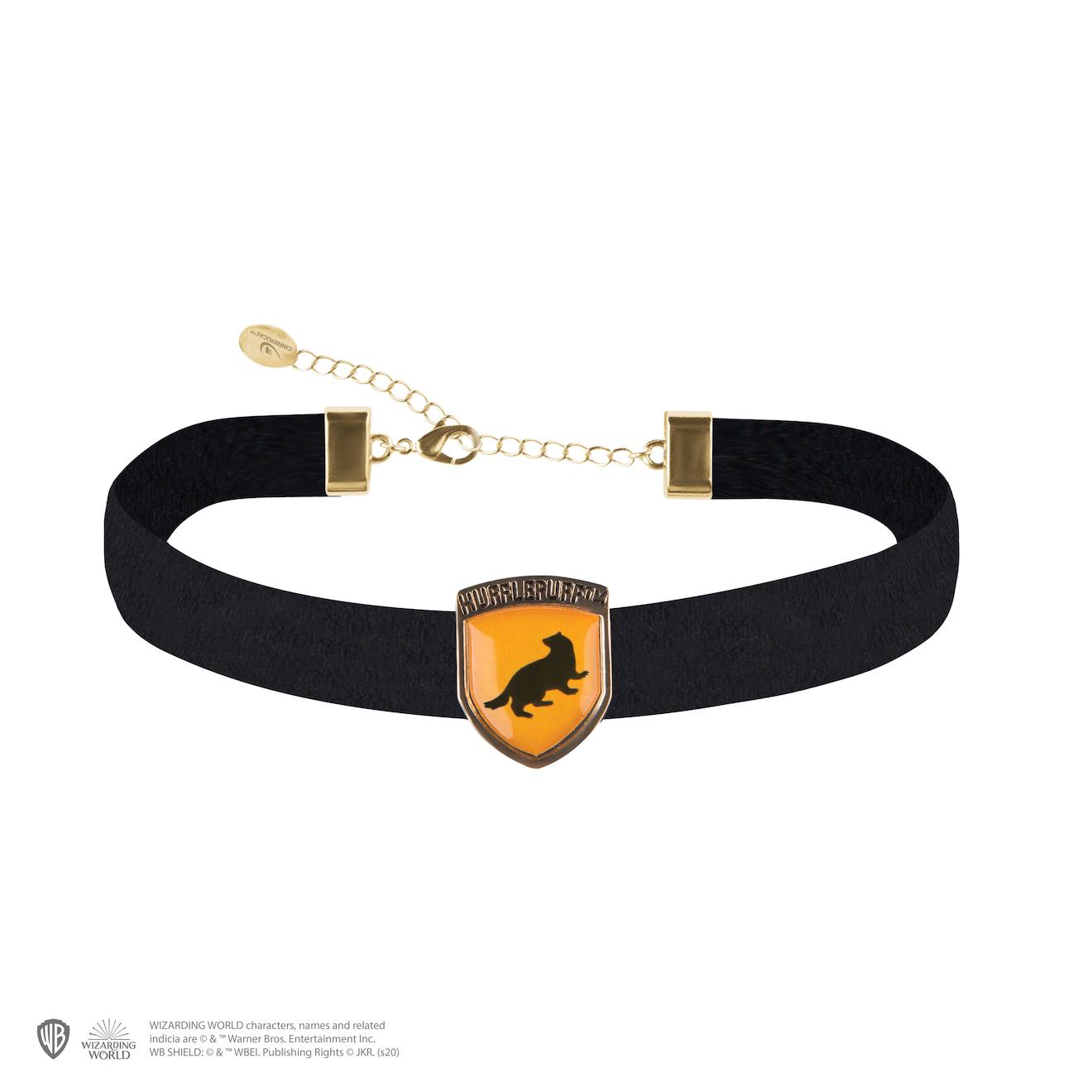 Collier Ras de Cou Poufsouffle - Harry Potter Noir