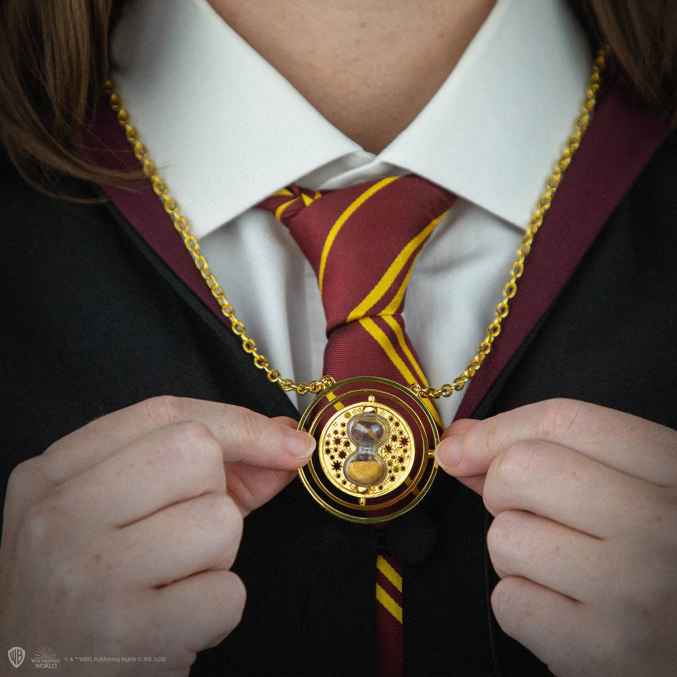 Collier Retourneur de Temps - Harry Potter Or