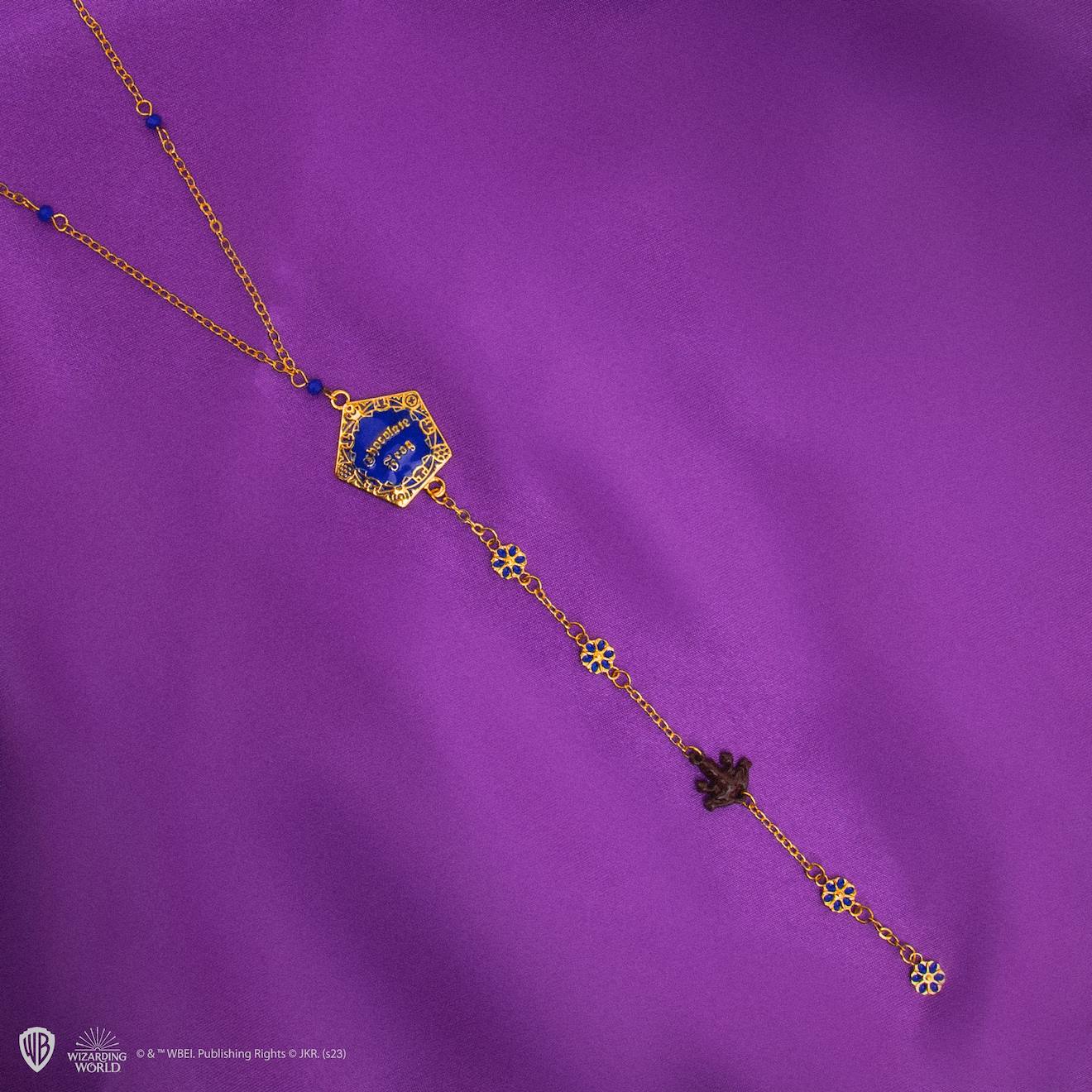Collier Sautoir Chocogrenouille - Harry Potter Or