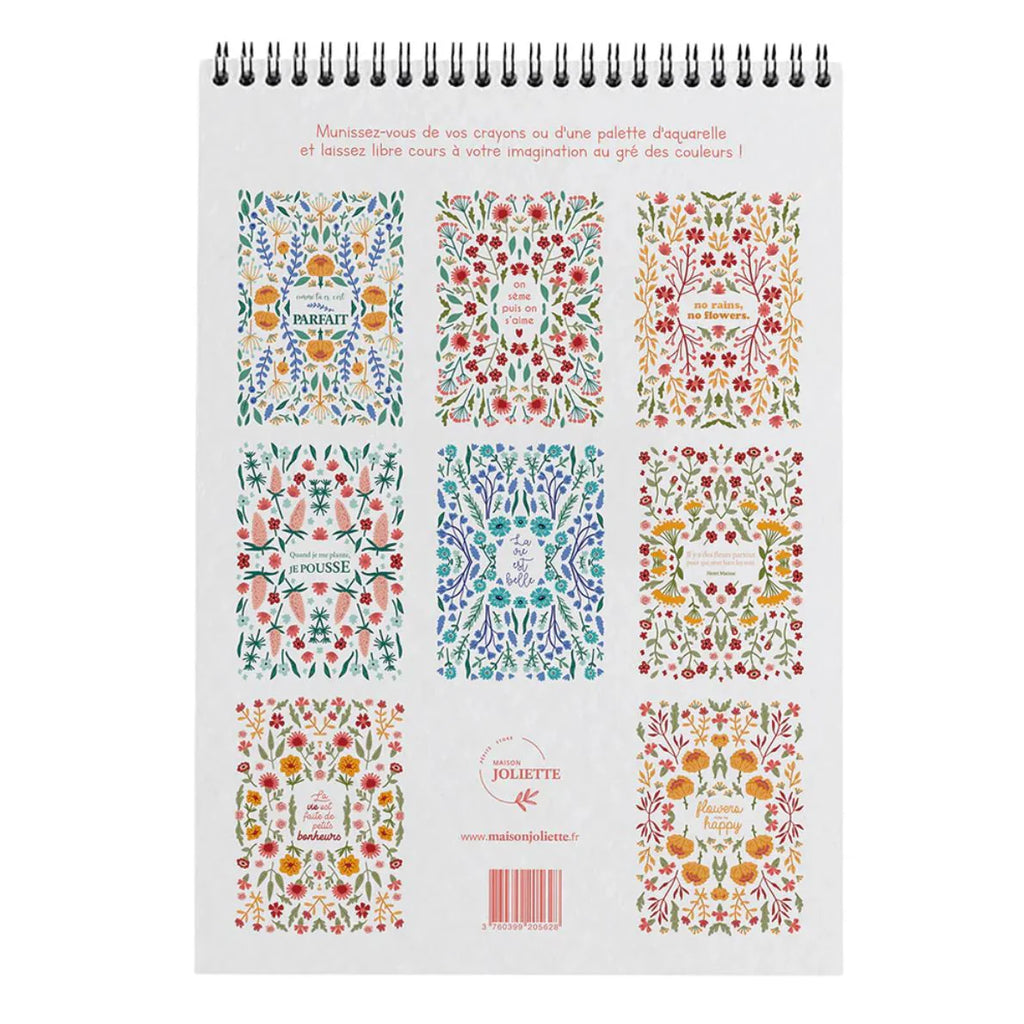 Carnet de coloriage Petits bonheurs