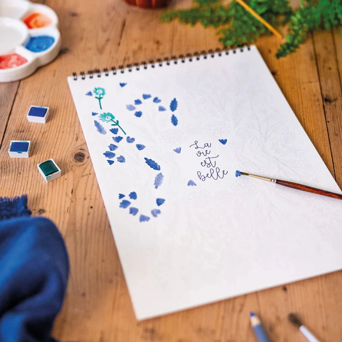 Carnet de coloriage Petits bonheurs