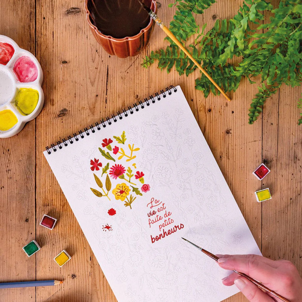 Carnet de coloriage Petits bonheurs