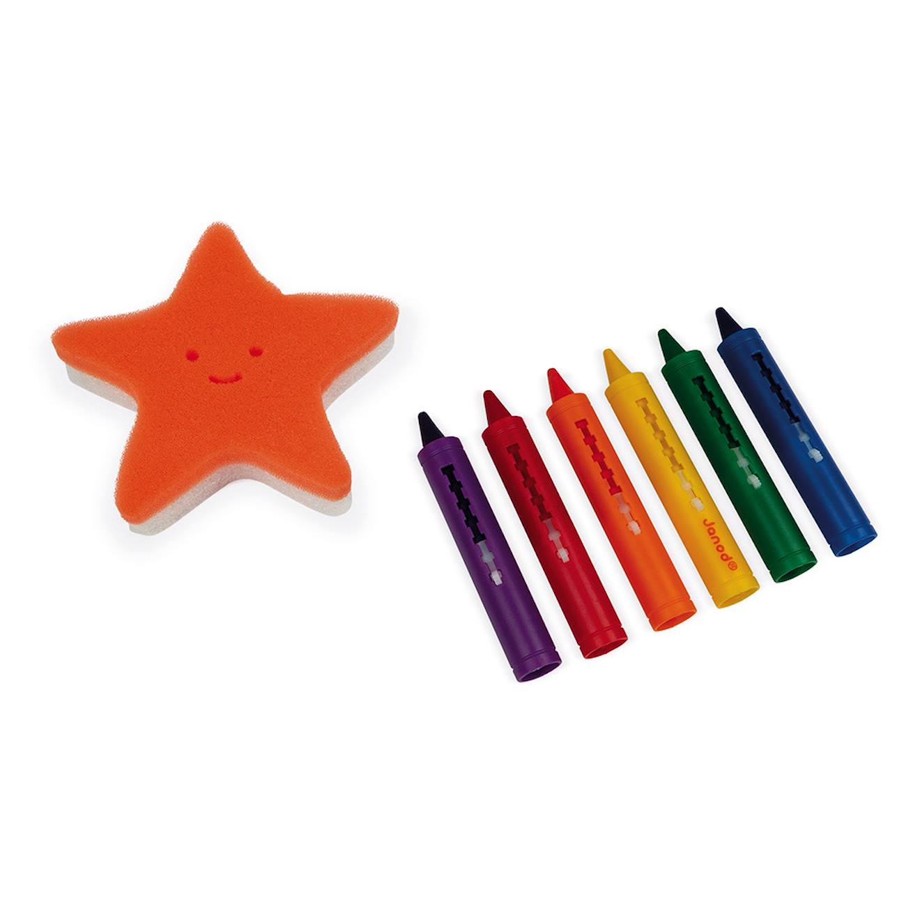 Coloriage dans le bain orange