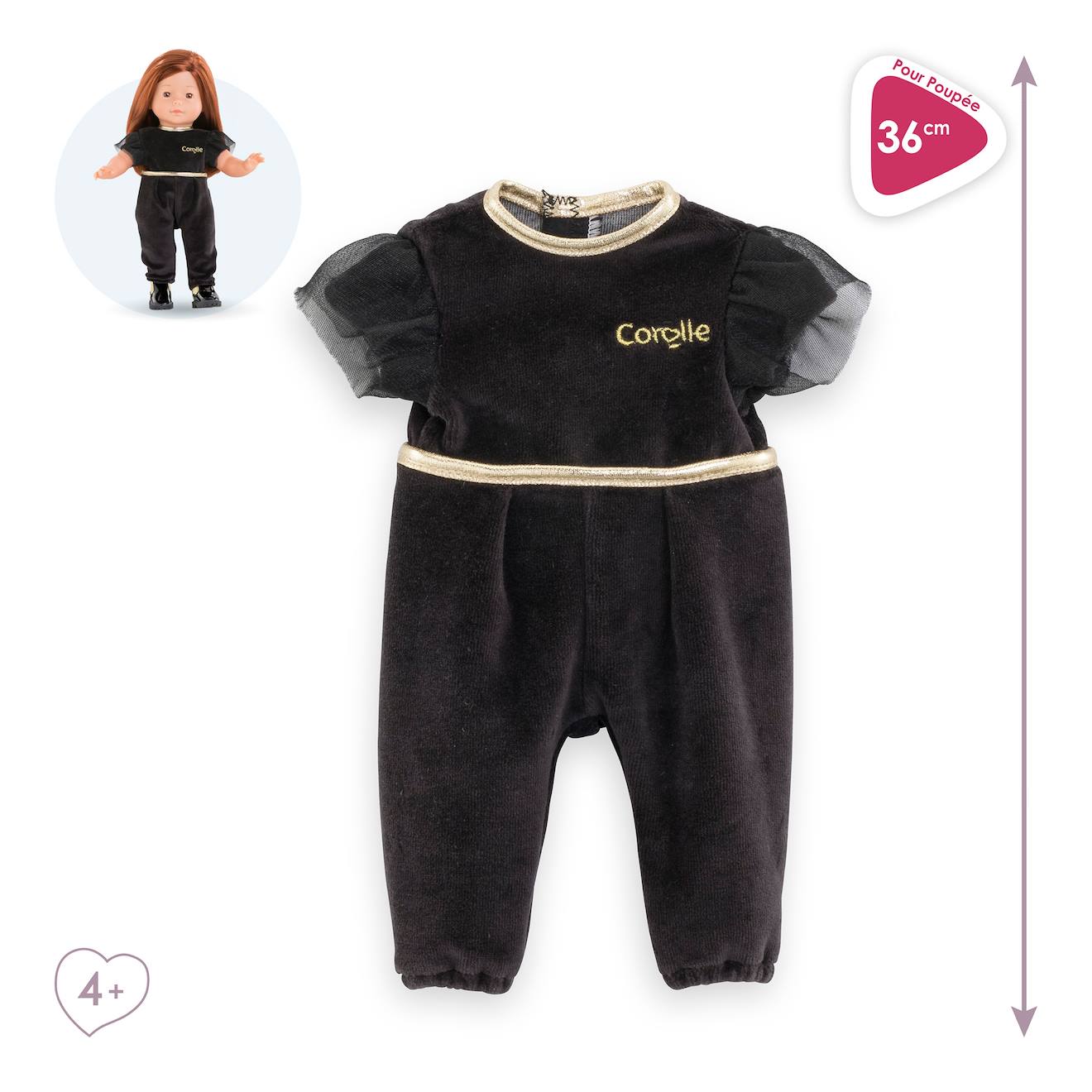 Combinaison couture pour poupée ma Corolle multicolore